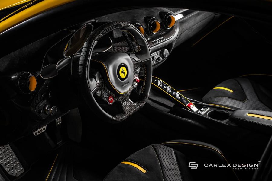 Детали интерьера Ferrari F12berlinetta by Carlex Design 2017 года  (фото 14 из 23)